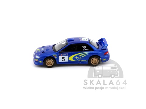 Model samochodu Subaru Impreza WRC99 #5 1999 Rally Australia Winner w skali 1:64 - bok