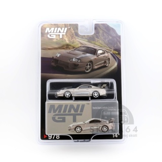 MINI GT Toyota Supra VeilSide Combat V-II Combat Grey LHD MGT00978-BL MiniGT