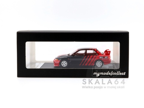 Model samochodu Mitsubishi Lancer Evolution EVO III Advan w skali 1:64 - pudełko