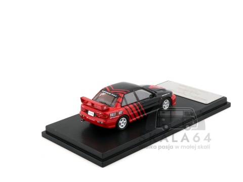 Model samochodu Mitsubishi Lancer Evolution EVO III Advan w skali 1:64 - tył