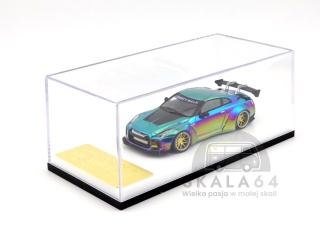 My Model Collect Nissan GT-R R35 Liberty Walk Chrome Chameleon Limited Edition - 999 sztuk 1:64