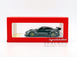 My Model Collect Nissan GT-R R35 Liberty Walk Chrome Gun Grey Limited Edition - 999 sztuk 1:64