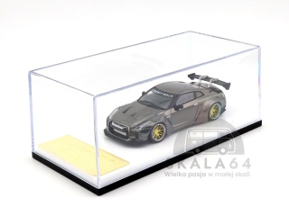 My Model Collect Nissan GT-R R35 Liberty Walk Chrome Gun Grey Limited Edition - 999 sztuk 1:64