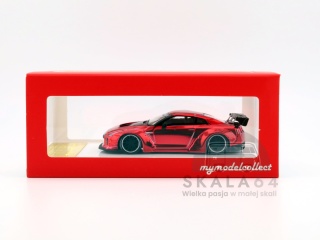 My Model Collect Nissan GT-R R35 Liberty Walk Chrome Red Limited Edition - 999 sztuk 1:64