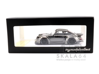My Model Collect Porsche 911 RWB 930 RAUH-Welt Akira Nakai Chrome Gray Limited Edition - 999 sztuk 1:64