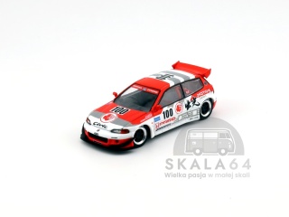 POP RACE PR64-212 Honda Pandem Civic EG6 Idemitsu Motion Infinite PR640212 1:64