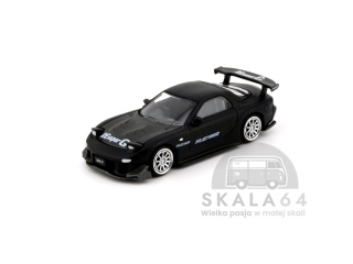 POP RACE PR64-255 Mazda RX7 Re Amemiya Widebody Gun Metal PR64-0255 1:64