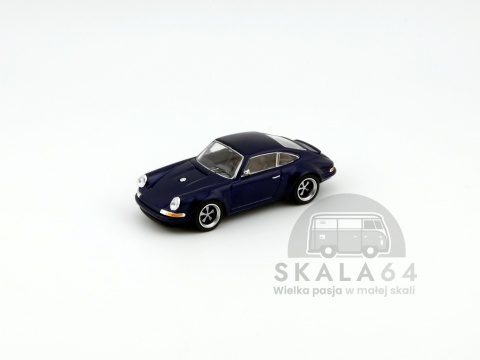 Model samochodu Porsche Singer Monaco Midnight Blue w skali - przód