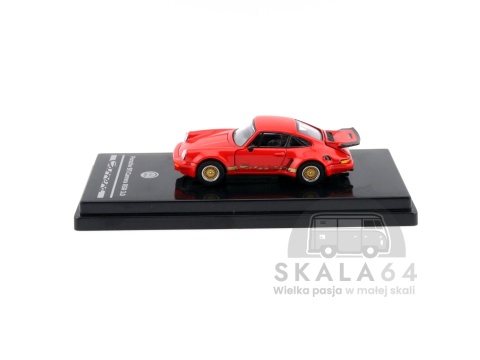 Model samochodu Porsche 911 Carrera RSR 3.0 Guards Red w skali 1:64 - bok