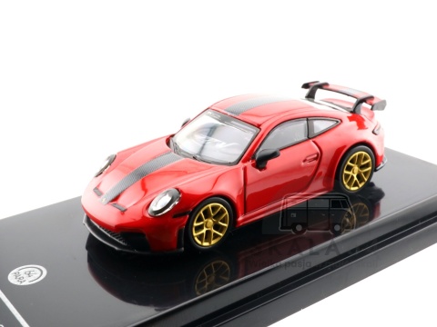 Model samochodu 2025 Porsche 911 GT3 992.2 Guards Red w skali 1:64 - zoom