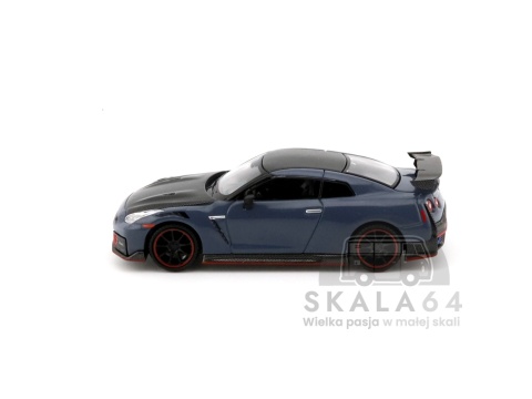 Model samochodu Nissan GT-R Nismo R35 2024 Stealth Grey w skali 1:64 - bok