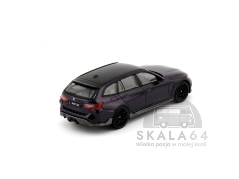 Model samochodu BMW M3 M Performance Touring Daytona Violet w skali 1:64 - tył