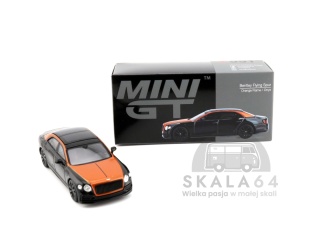 MINI GT Bentley Flying Spur Orange Flame Onyx LHD MGT00991-BL MiniGT