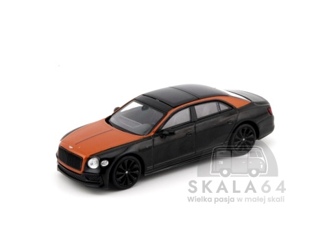 Model samochodu Bentley Flying Spur Orange Flame Onyx w skali 1:64 - przód