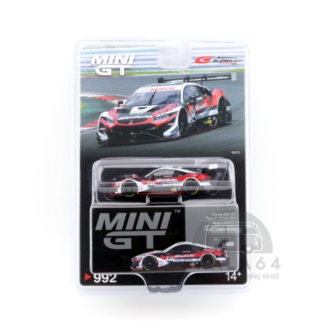 Model samochodu Honda NSX-GT Type S GT500 #64 2023 Super GT Series Modulo Nakajima Racing w skali 1:64