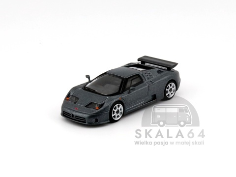 Model Bugatti EB110 Super Sport Grigio Scuro w skali 1:64 - przód