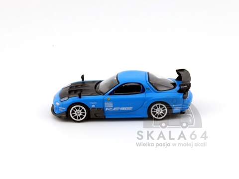 Model samochodu Mazda RX-7 RE-Amemiya 20B NA 3ROTOR-7 Ama-san Go w skali 1:64 - bok