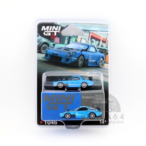 Model samochodu Mazda RX-7 RE-Amemiya 20B NA 3ROTOR-7 Ama-san Go w skali 1:64 - blister