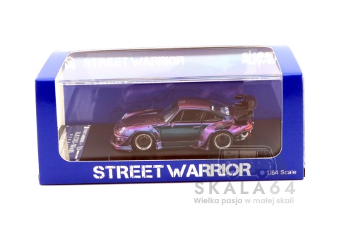 Model samochodu Porsche 911 RWB 993 Chameleon w skali 1:64 - pudełko