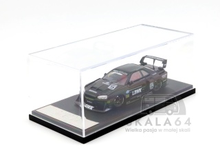 STREET WEAPON GHOST PLAYER Nissan Skyline R34 LBWK-ER34 Liberty Walk Black 1 of 499 PCS 1:64