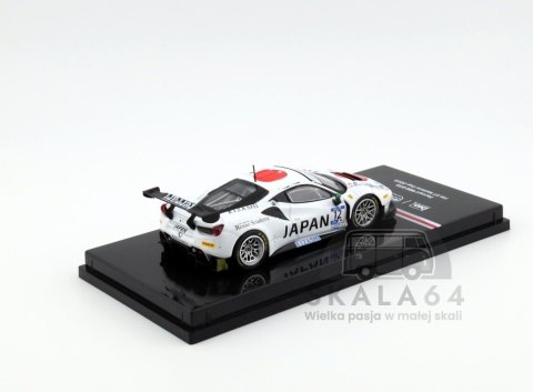 Model samochodu Ferrari 488 GT3 FIA GT Nations Cup 2018 #12 Japan T. Kondo K. Seto w skali 1:64 - tył