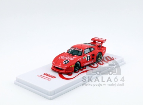 Model samochodu Porsche 935 K3 24h of Le Mans 1981 Akin Miller Siebert Coca-Cola w skali 1:64 - przód