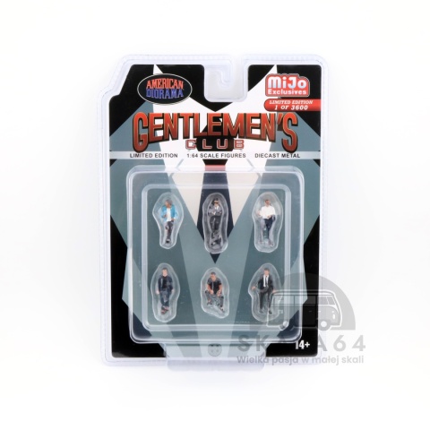 AMERICAN DIORAMA Gentlemen's Club MiJo Exclusives Limited Edition Figurki 1:64