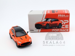 POP RACE PR64-0148 Aston Martin DBX 707 Cosmos Orange PR640148