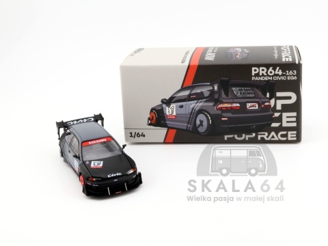 Model samochodu Honda Pandem Civic EG6 Kanjozoku w skali 1:64 - pudełko