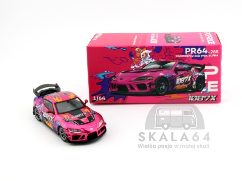 Model samochodu Toyota Supra A90 Darwin Pro 66G WBK 1087X Lion Dance w skali 1:64 - pudełko