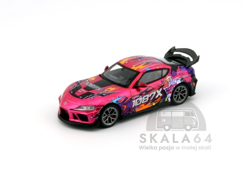 Model samochodu Toyota Supra A90 Darwin Pro 66G WBK 1087X Lion Dance w skali 1:64 - przód