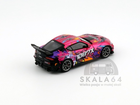 Model samochodu Toyota Supra A90 Darwin Pro 66G WBK 1087X Lion Dance w skali 1:64 - tył