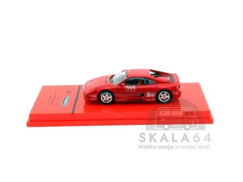 Model samochodu Ferrari F355 Challenge Presentation w skali 1:64 - bok