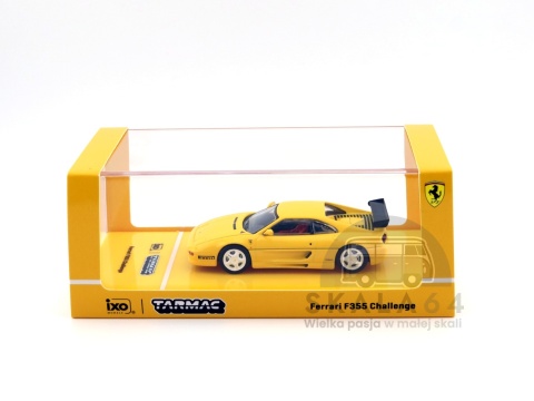 Model samochodu Ferrari F355 Challenge Yellow w skali 1:64 - pudełko