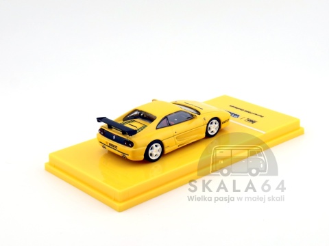 Model samochodu Ferrari F355 Challenge Yellow w skali 1:64 - tył