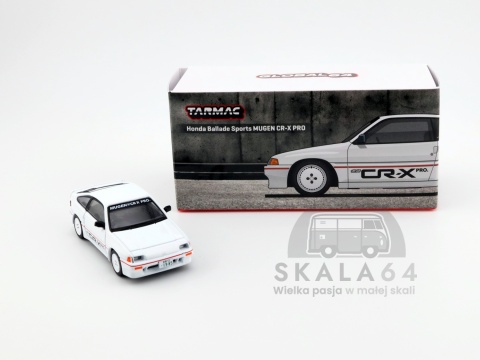 Model samochodu Honda Ballade Sports MUGEN CR-X Pro w skali 1:64 - pudełko