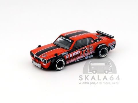 Model samochodu Nissan Skyline 2000GT-R Kaido Racing V1 w skali 1:64 - przód