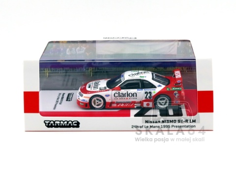 Model samochodu Nissan Nismo GT-R LM #23 24h of Le Mans 1995 w skali 1:64 - pudełko