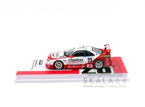 Model samochodu Nissan Nismo GT-R LM #23 24h of Le Mans 1995 w skali 1:64 - bok