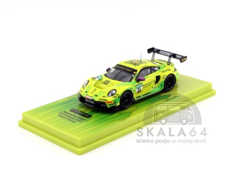 Model samochodu Porsche 911 GT3 R DTM Champion 2023 Thomas Preining w skali 1:64 - przód