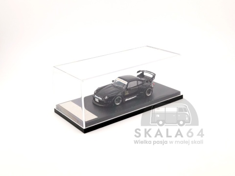 Model samochodu Porsche 911 RWB 993 Black w skali 1:64 - gablotka