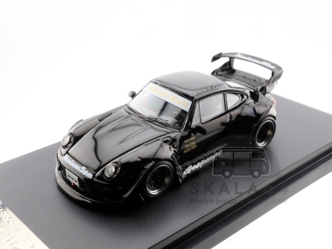 Model samochodu Porsche 911 RWB 993 Black w skali 1:64 - zoom