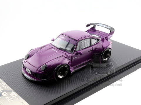 Model samochodu Porsche 911 RWB 993 Matte Purple w skali 1:64 - zoom