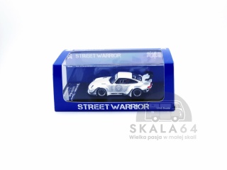 STREET WARRIOR - GHOST PLAYER Porsche 911 RWB 993 White 1:64