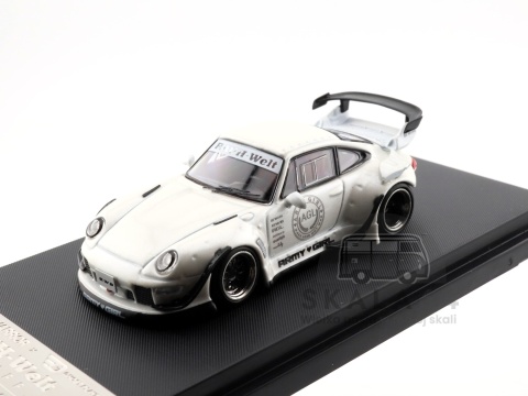 Model samochodu Porsche 911 RWB 993 White w skali 1:64 - zoom