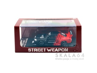 STREET WEAPON GHOST PLAYER Nissan Skyline R34 LBWK-ER34 Liberty Walk ADVAN 1 of 499 PCS 1:64