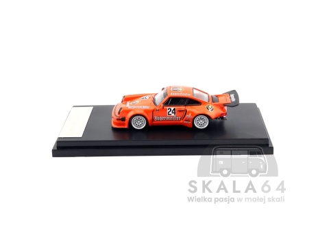 Model samochodu Porsche Carrera RSR 3.0 / KS-R 911 Jagermeister Orange w skali 1:64 - bok