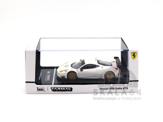 TARMAC WORKS Ferrari 458 Italia GT3 White 1:64