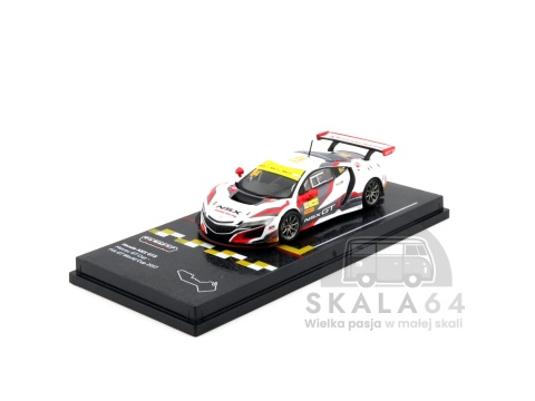 Model samochodu Honda NSX GT3 Macau GT Cup - FIA GT World Cup 2017 w skali 1:64 - przód