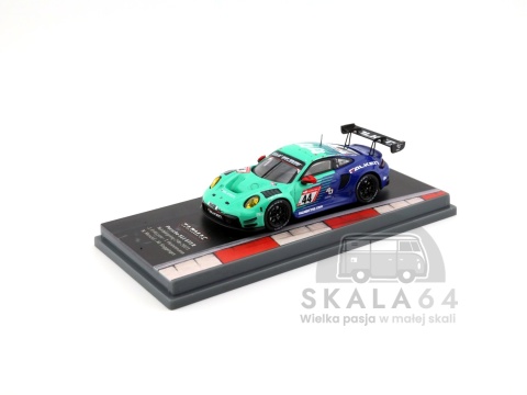 Model samochodu Porsche 911 GT3 R Nurburgring 2023 Falken w skali 1:64 - przód